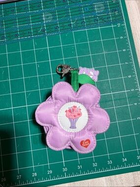 Care Bears Lavender Flower Coin Pouch with Sundae Applique
